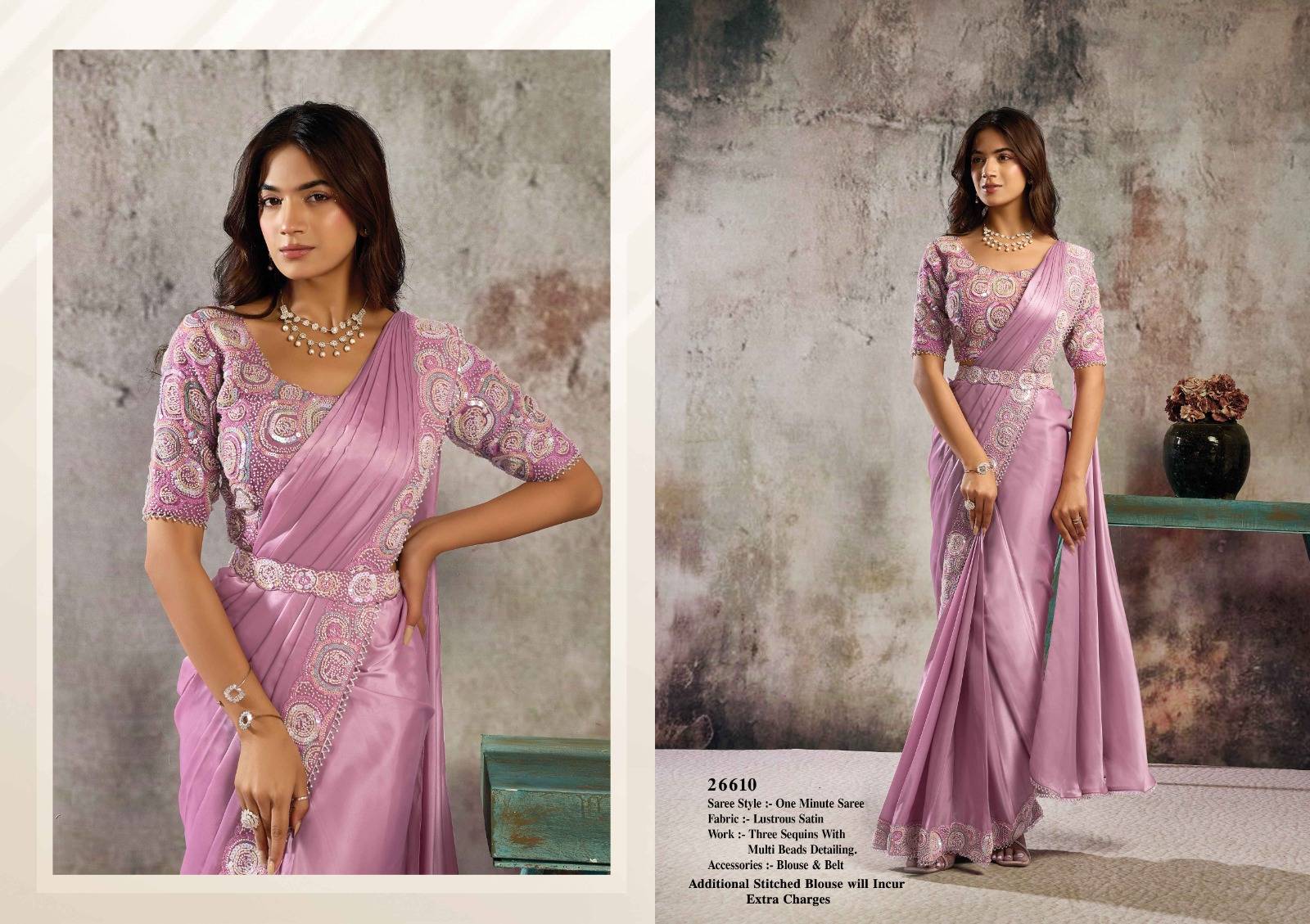 MOHMANTHAN SELENE by Mahotsav 26601 to 26616 Series Indian Traditional Bridal Wear Collection Beautiful Stylish Fancy Colorful Party Wear & Occasional Wear Silk Sarees At Wholesale Price